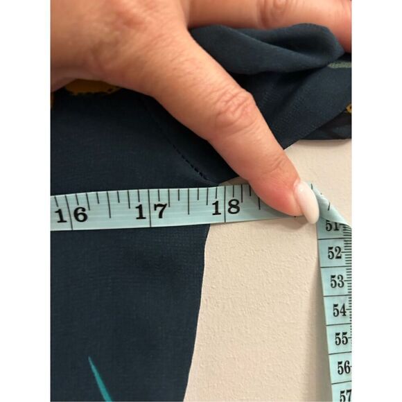 NWT ASTR the Label dark green floral dress asymmetrical size M - Picture 10 of 12